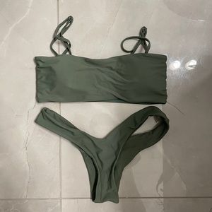 Zaful Green Bikini